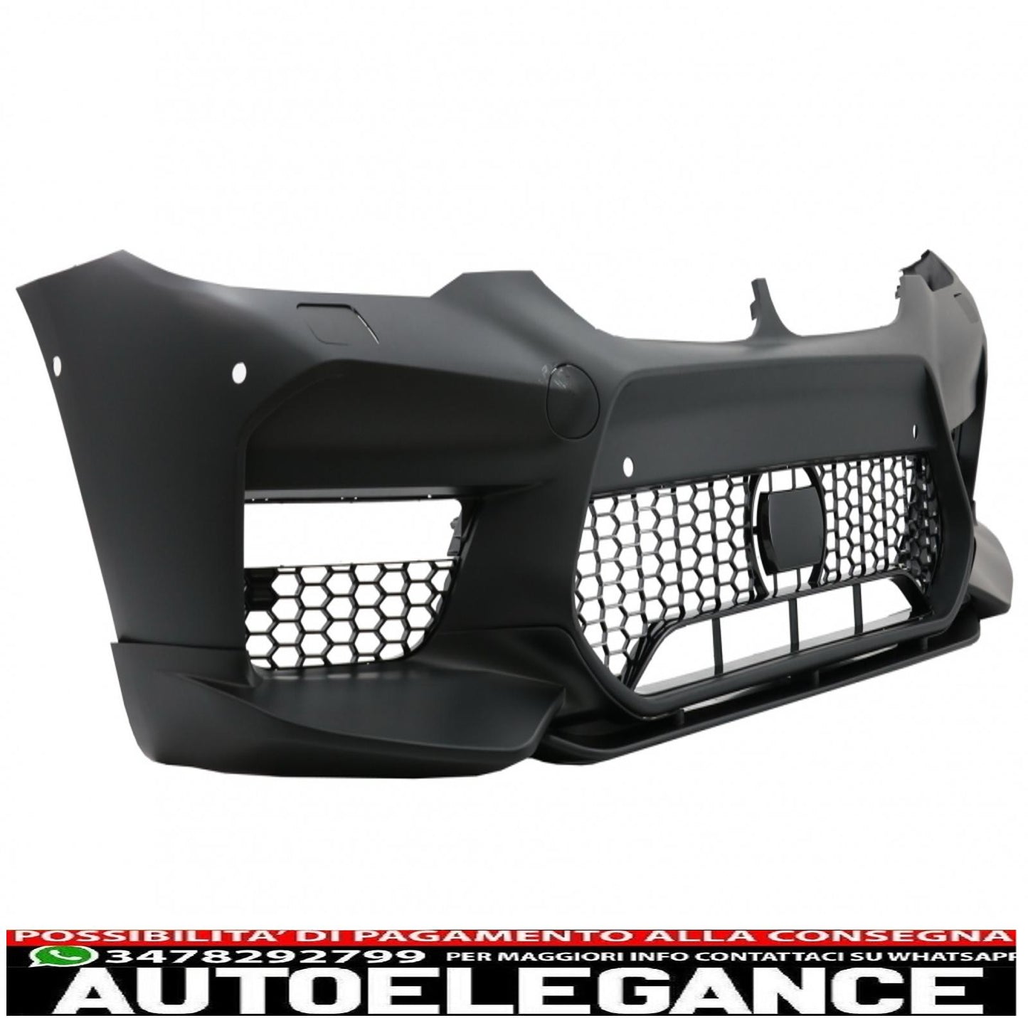 paraurti anteriore adatto per bmw serie 5 g30 g31 (2017-2019) m5 sport design con acc