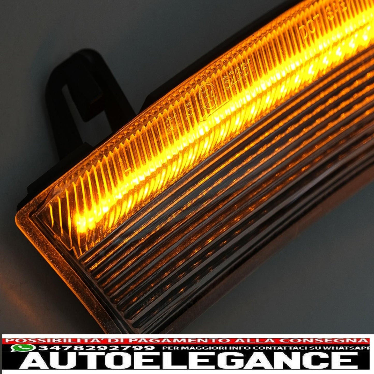 Dynamic LED mirror turn signal suitable for vw golf 5 golf 6 golf plus variant (2005-2014) jetta (2005-2011) passat b6 3c sharan (2003-2010) skoda superb (2002-2008) smoke 