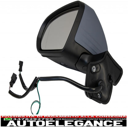 Complete mirror assembly with dynamic sequential LED direction lights suitable for mercedes g-class w463 (1989-2017) 2018 restyling design