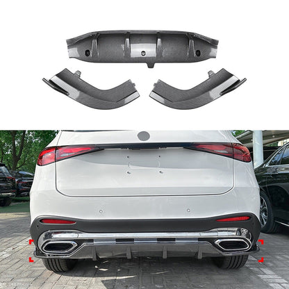 DIFFUSORE POSTERIORE ADATTO PER MERCEDES-BENZ GLC X254 LOOK CARBONIO