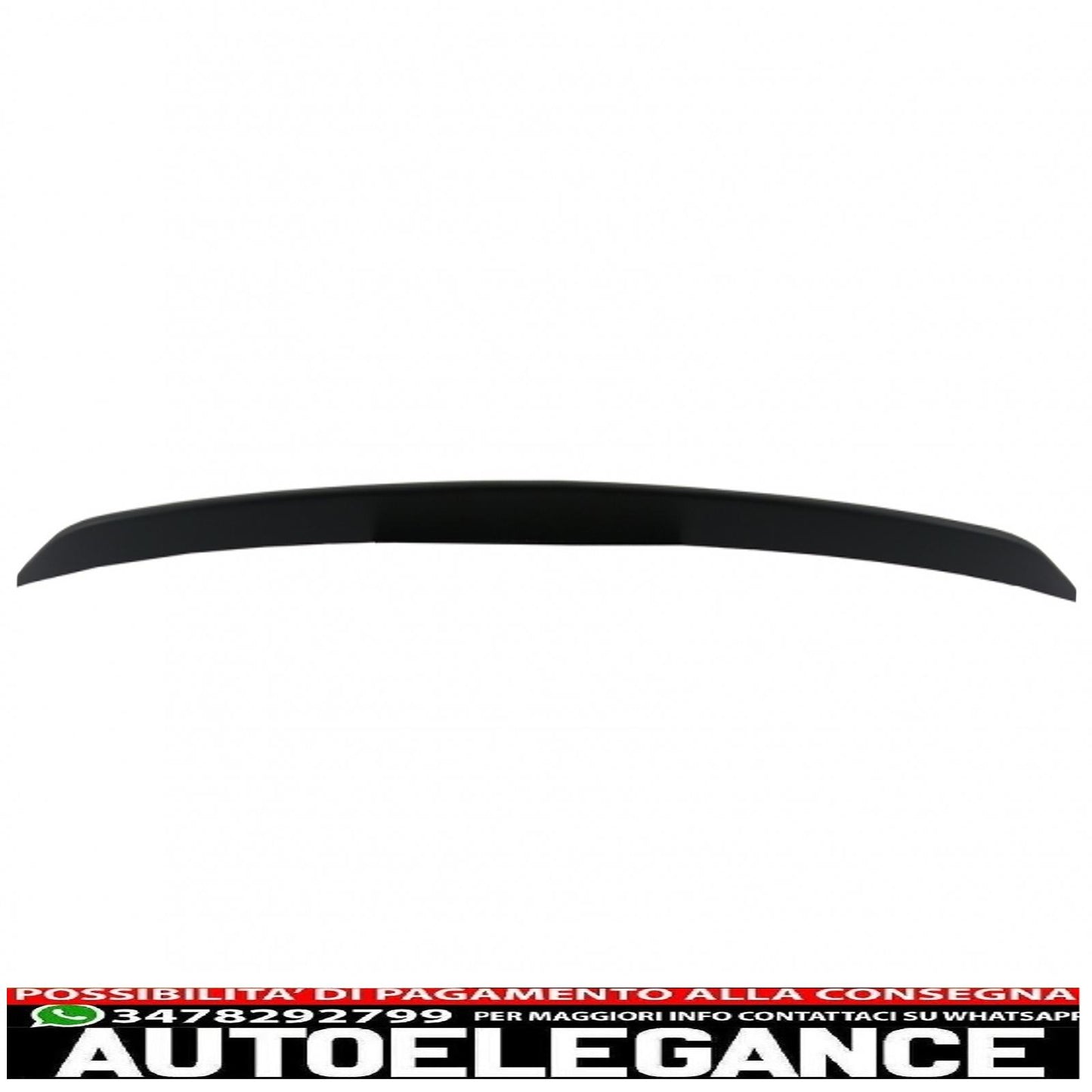 Trunk lid spoiler suitable for mercedes cla c117 w117 (2013-2018) matt black 