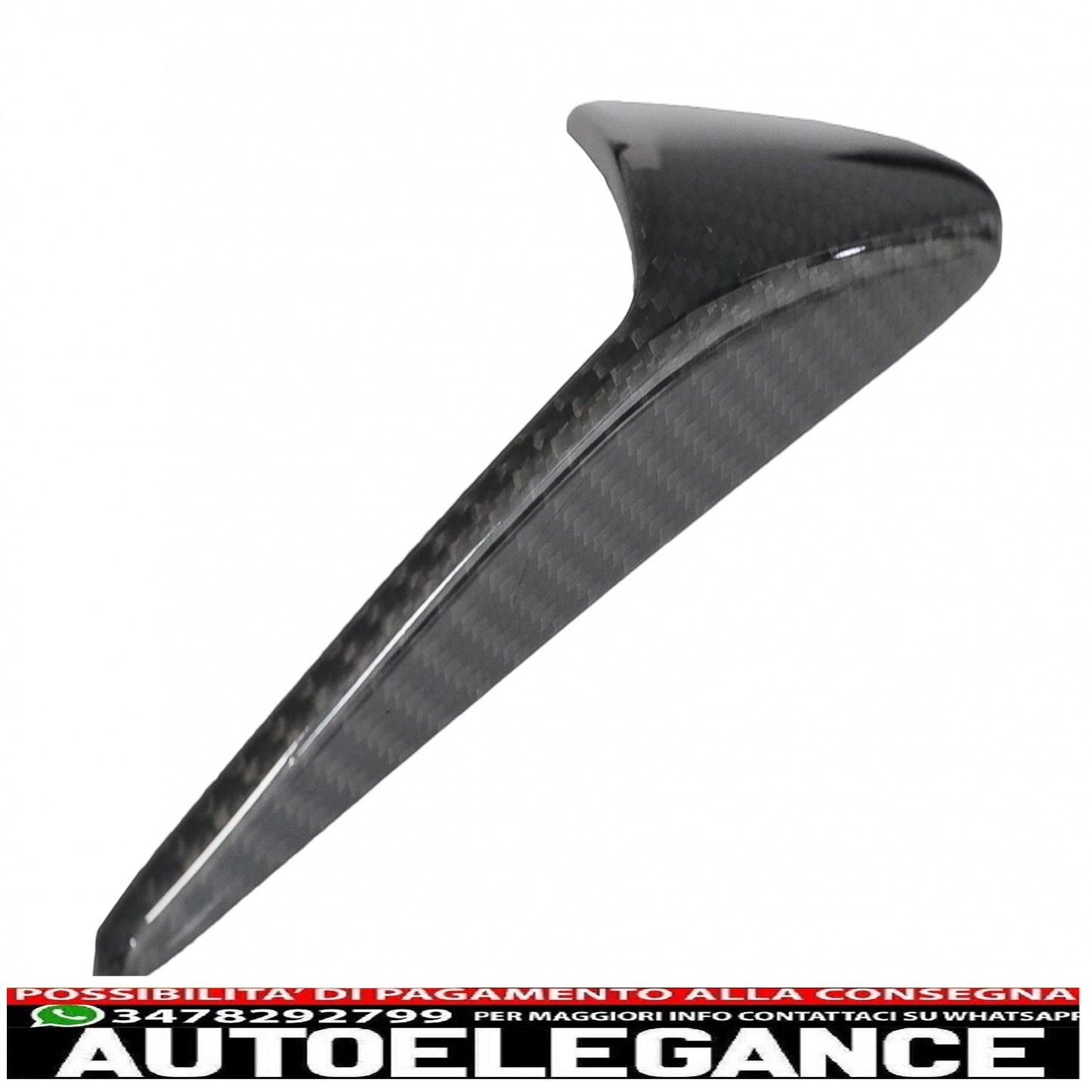 Trunk Spoiler with Turn Signal Covers, Side Marker Lights and Additional Front Spoiler, Suitable for Tesla Model 3 (2017-up)