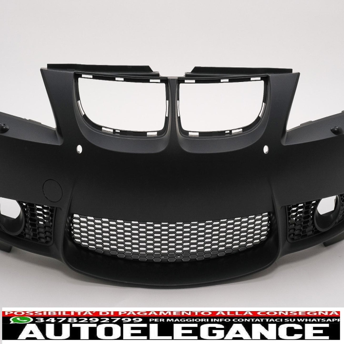 paraurti anteriore adatto per bmw serie 3 e90 berlina e91 touring (2004-2008) non lci m3 design sra pdc