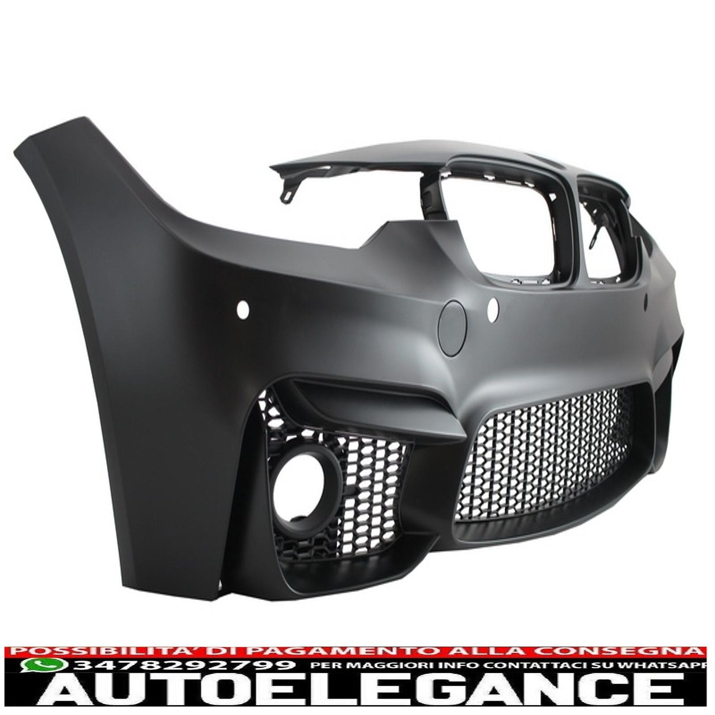 body kit suitable for bmw 3 series f30 (2011-2019) evo ii m3 cs design with front fenders and bonnet and muffler tips