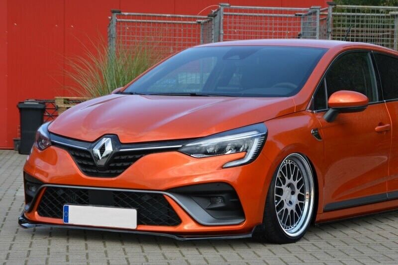 SPLITTER 3 PIECES SUITABLE FOR RENAULT CLIO 5 RS LOOK EVO V1 BLACK