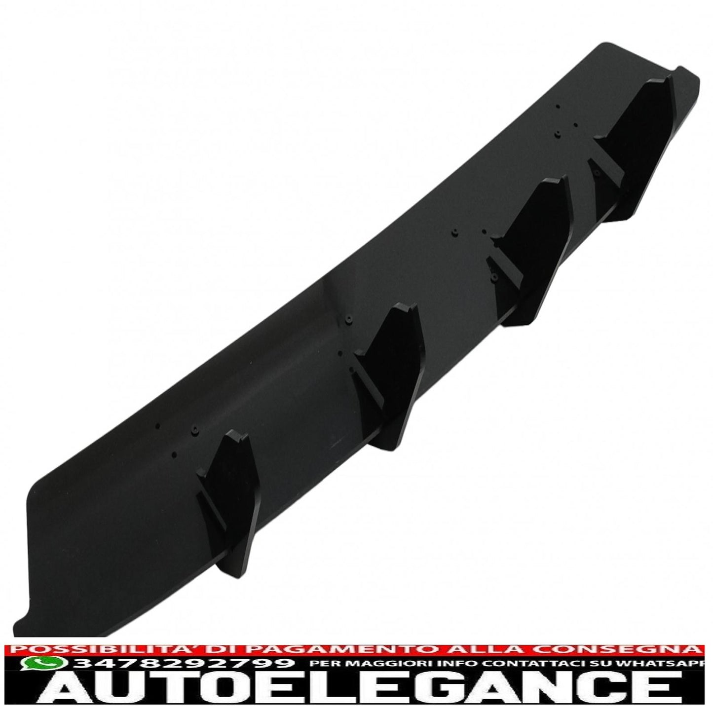 estensione paraurti posteriore per diffusore adatto per mercedes cla 35 / 45 c118 x118 con aero pack (2019-up) nero