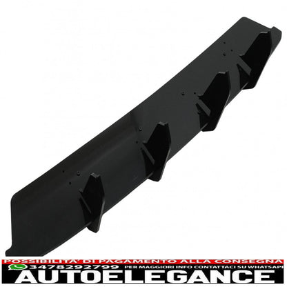 estensione paraurti posteriore per diffusore adatto per mercedes cla 35 / 45 c118 x118 con aero pack (2019-up) nero