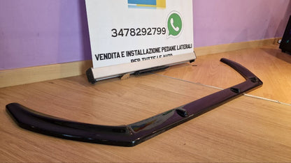 SPLITTER ADATTO PER PEUGEOT 208 NERO LUCIDO LOOK SPORTIVO