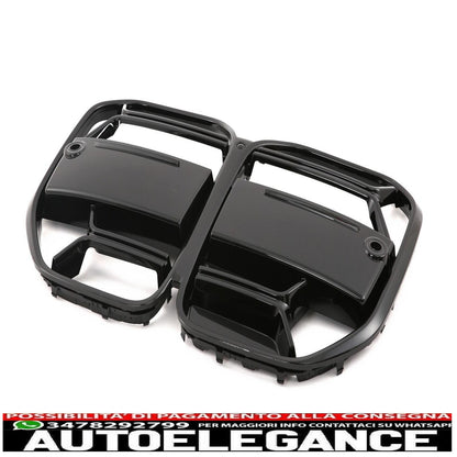 adatto per bmw serie 4 g22 g23 sport griglia radiatore cs griglia lucida nero-mostra il titolo originaletesto originalepasst für bmw 4er g22 g23 sport kühlergrill cs grill glanz schwarz AUTOELEGANCERICAMBI