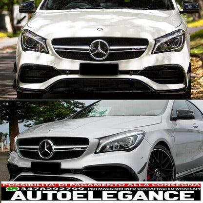 Lo spoiler anteriore si adatta al restyling della Mercedes C117 Classe Cla