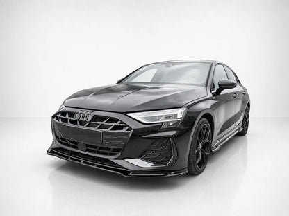 👉Splitter anteriore per Audi S3/A3 S-Line 8Y facelift 24- in ABS nero lucido👈