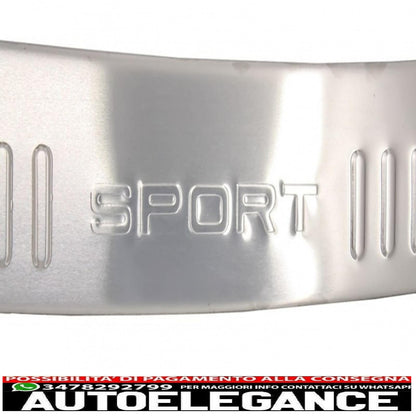 Rear bumper protection kit running board and boot lid suitable for range rover sport l320 (2005-2011) autobiography look chrome