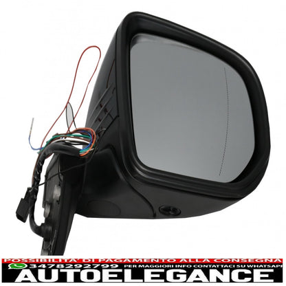 Complete mirror assembly suitable for mercedes g-class w463 (2012-2017) 2018 restyling design