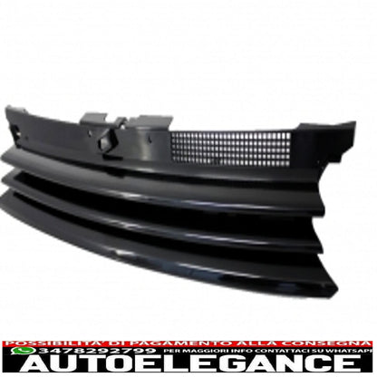 front bumper with spoiler and central grille suitable for vw golf iv 4 mk4 (1998-2004) look r32