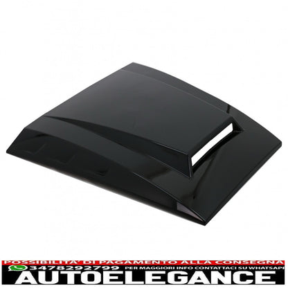 bonnet air intake bonnet air intake with dynamic sequential led direction lights suitable for mercedes g class w463 (1989-2017) c197 obsidian black abs