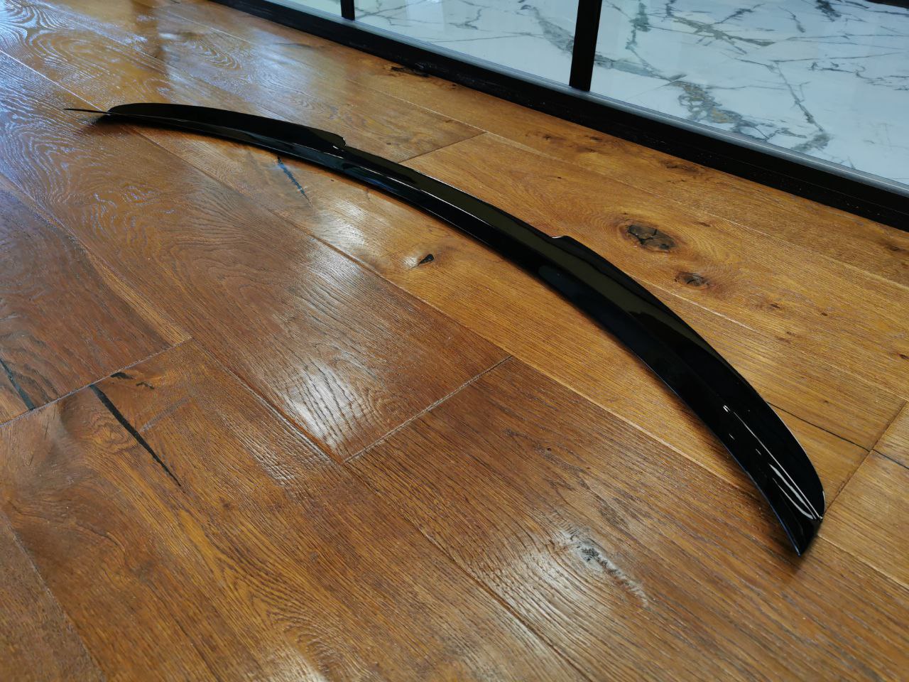 SPOILER ADATTO PER ALFA ROMEO GIULIA GIULIETTA LOOK NERO LUCIDO DESIGN SPORTIVO