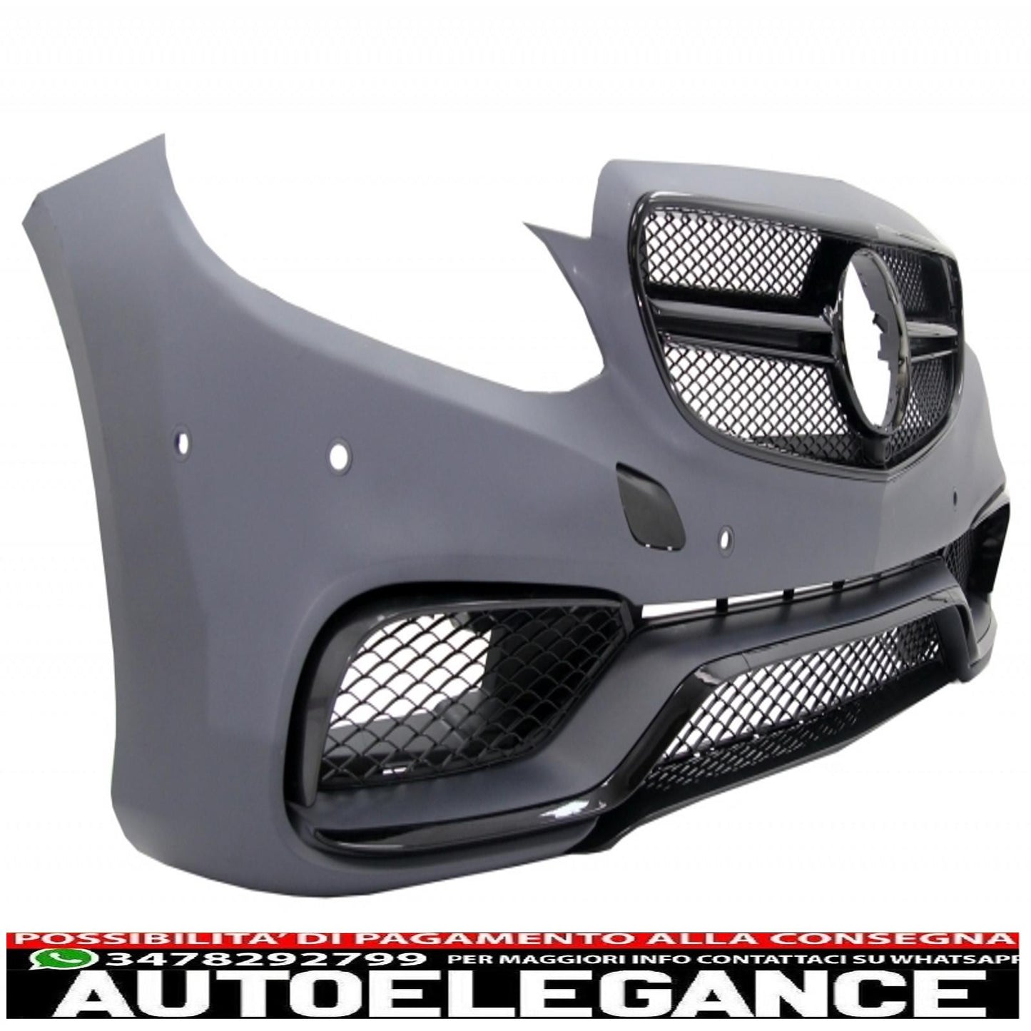 body kit suitable for mercedes e-class w212 facelift (2013-2016) with e63 a-design edition glossy black exhaust tips