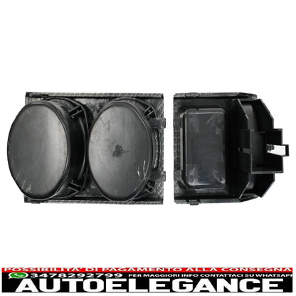 cup holder and coin holder suitable for bmw 3 series e46 (1998-2005) carbon fiber effect