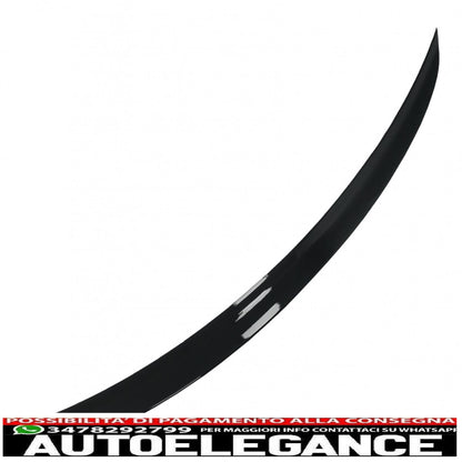 roof spoiler suitable for mercedes a-class w177 hatchback (2018-up) a45 design piano black