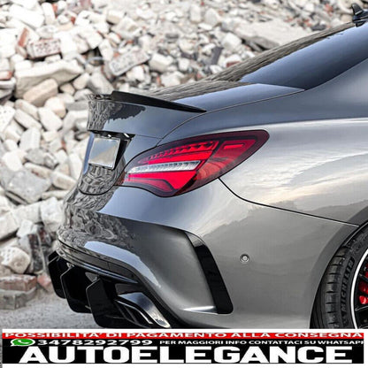 diffusore sottospoiler adatto per mercedes c117 x117 cla 45 amg (solo lifting)-mostra il titolo originaletesto originalediffuser unterspoiler passt für mercedes c117 x117 cla 45 amg (nur facelift)
