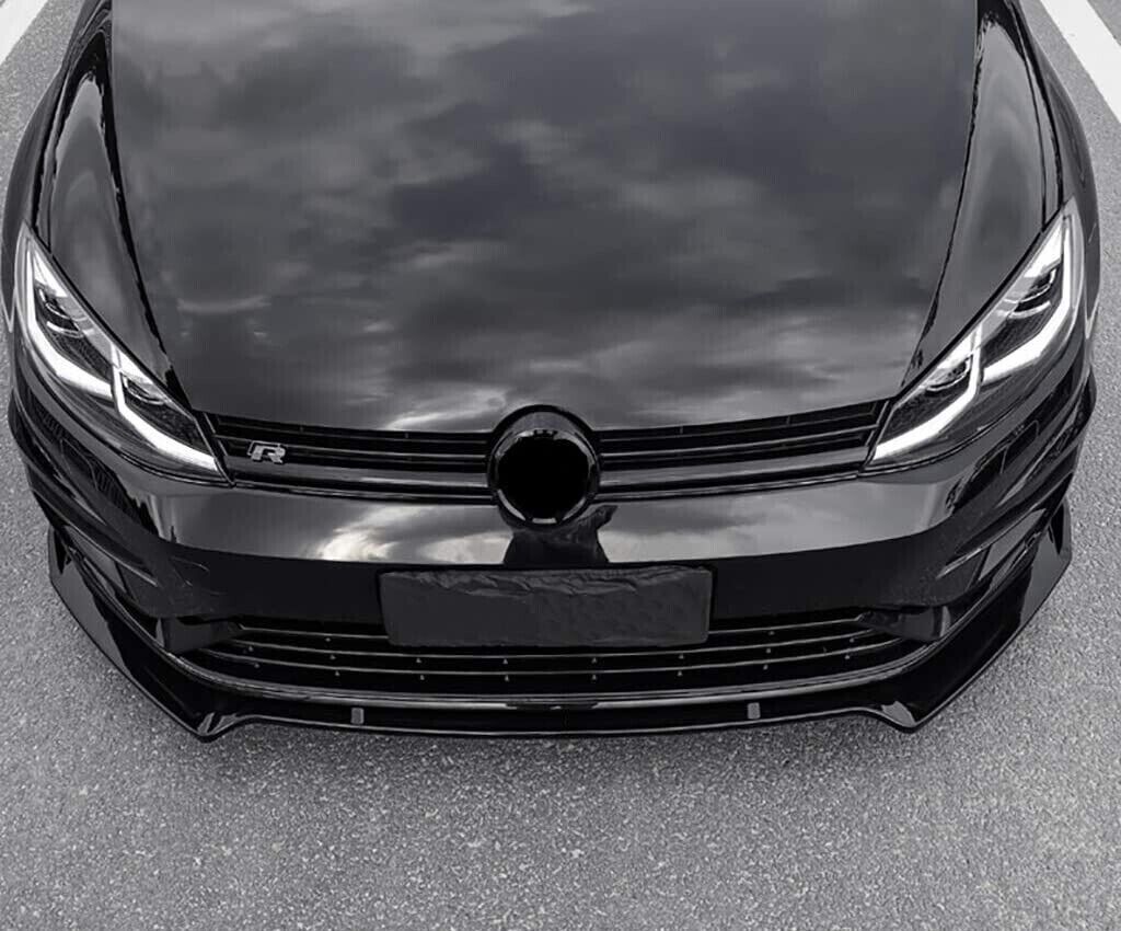 SPLITTER ADATTO PER GOLF 7 - 7.5 2012-2019 LOOK NERO LUCIDO TOP DESIGN SPORTIVO