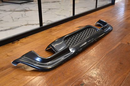 DIFFUSER SUITABLE FOR BMW 5 SERIES E60 E61 M5 LOOK BLACK GLOSSY BLACK DESIGN 