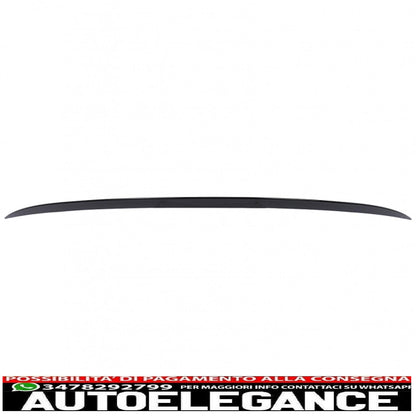 trunk spoiler suitable for tesla model 3 (2017-up) gloss black