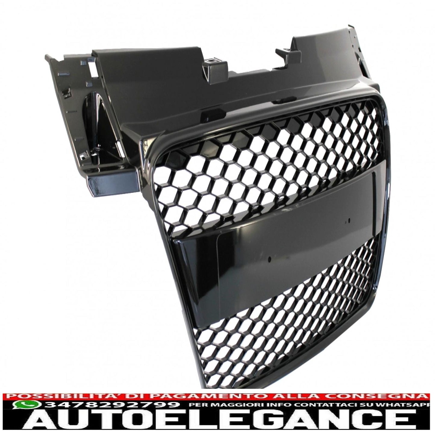 griglia anteriore senza badge adatta per audi tt 8j (2006-2014) rs design