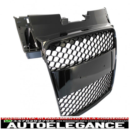 griglia anteriore senza badge adatta per audi tt 8j (2006-2014) rs design