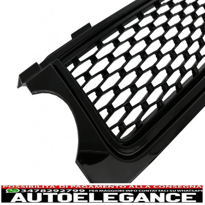 central grille and side air intakes group suitable for land rover vogue iii l322 (2010-2012) autobiography look all black edition
