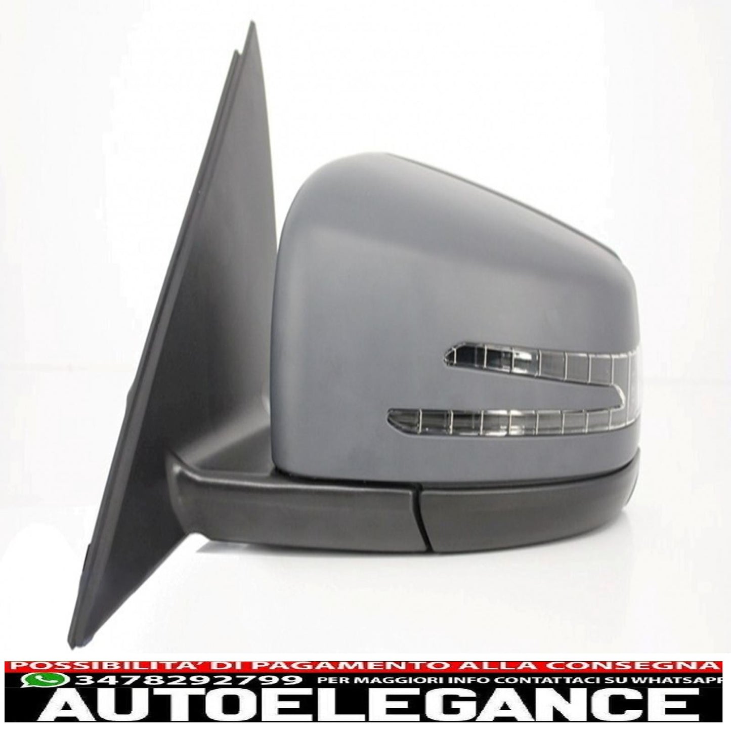 Complete mirror assembly suitable for mercedes c-class w204 (2007-2012) restyling design