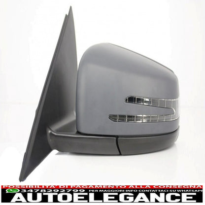Complete mirror assembly suitable for mercedes c-class w204 (2007-2012) restyling design