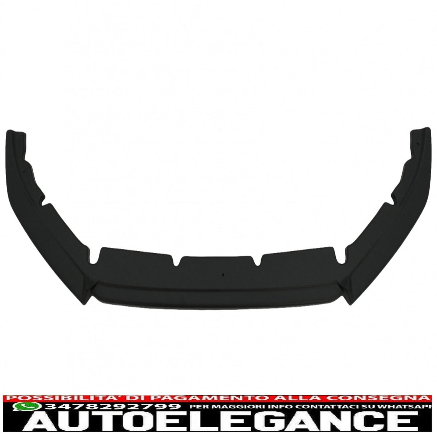 Front Bumper Lip Extension Spoiler Fit For Ford Puma (2019-up) Black 