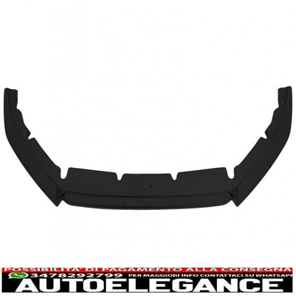 Front Bumper Lip Extension Spoiler Fit For Ford Puma (2019-up) Black 