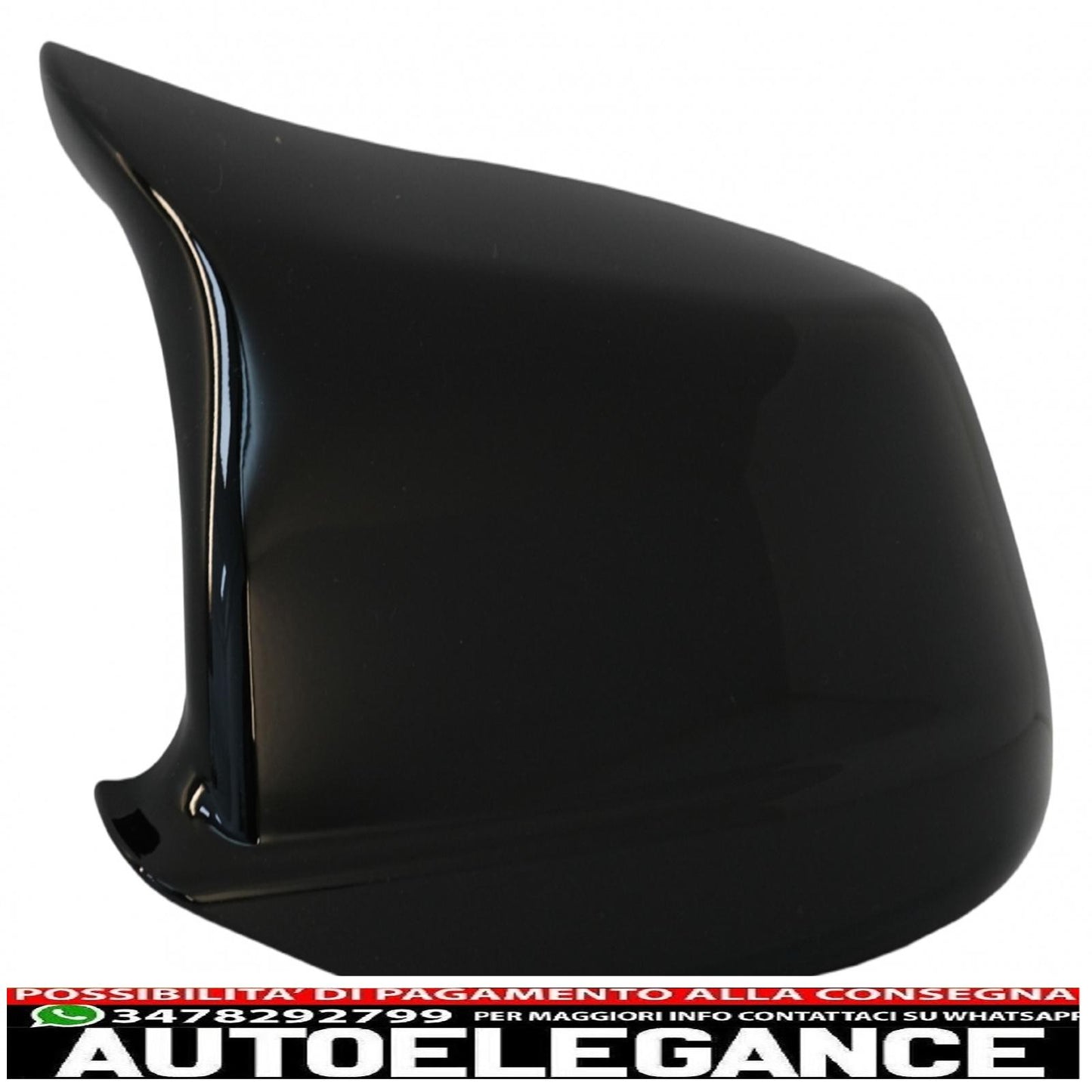 Calotte specchietti adatte per BMW Serie 5 F10 F11 F18 Non LCI (07.2010-2013) Piano Black M Design AUTOELEGANCERICAMBI