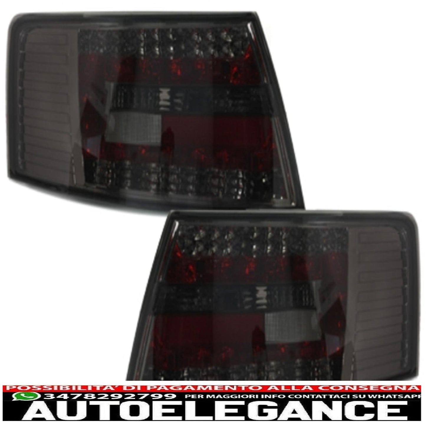 led rear lights suitable for audi a6 4f lim. 04-08 smoke - ra19els