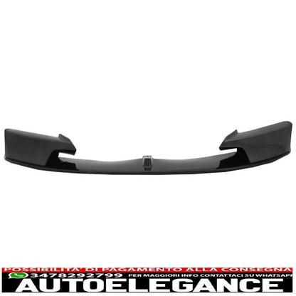 Front Bumper Spoiler Splitter with Rear Diffuser Suitable for BMW 3 Series F30 F31 (2011-up) Carbon Film Covering in M-Performance Design