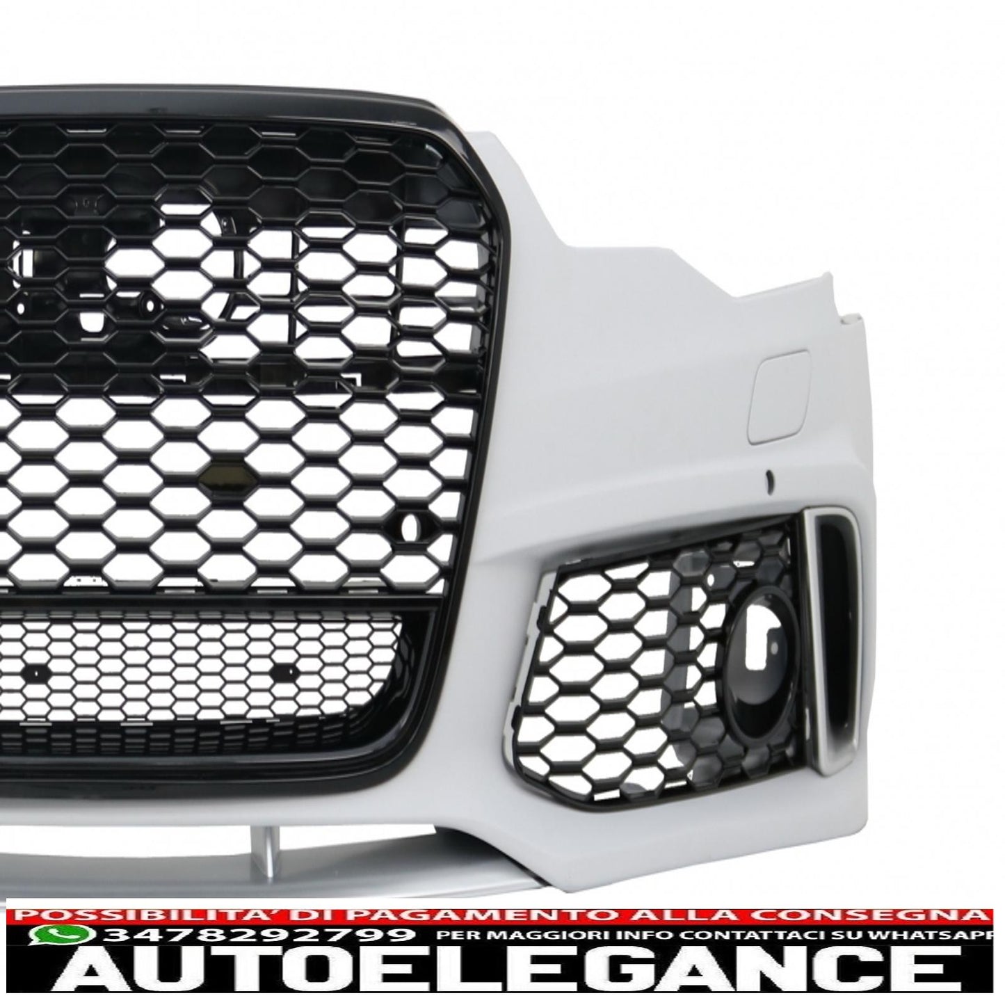 paraurti anteriore adatto per audi a6 c7 4g (2011-2015) design rs6