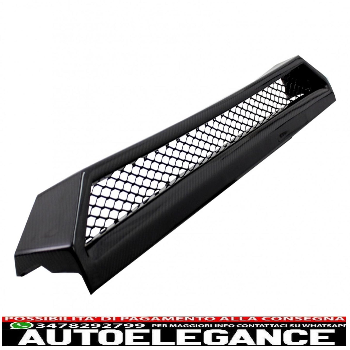 Labbro spoiler superiore paraurti anteriore in carbonio adatto per mercedes w463 classe g (1989-up) vero carbonio