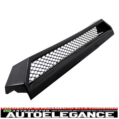 Labbro spoiler superiore paraurti anteriore in carbonio adatto per mercedes w463 classe g (1989-up) vero carbonio