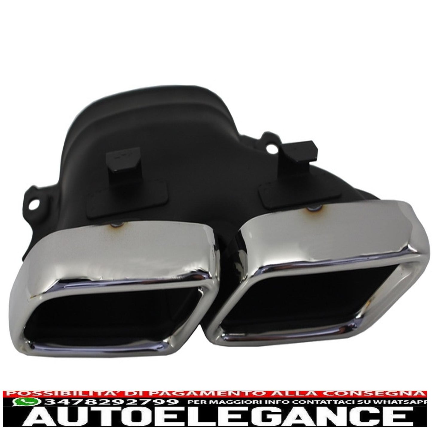 Exhaust muffler tips for mercedes benz c class w205 s205 c205 a205 gle c292 e class w213 s class w222 gle w166 glc w253 x253 c253 c217 (2014-up) a-design