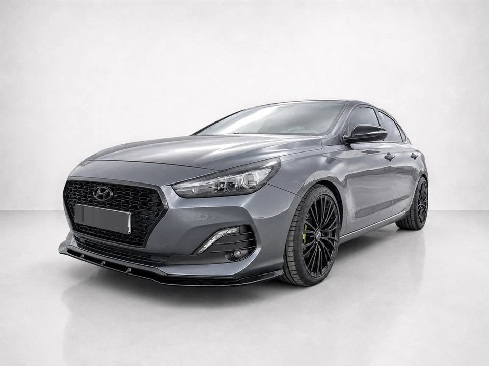 👉Splitter anteriore per Hyundai i30 MK3 Fastback 2016-2020 in ABS nero lucido👈