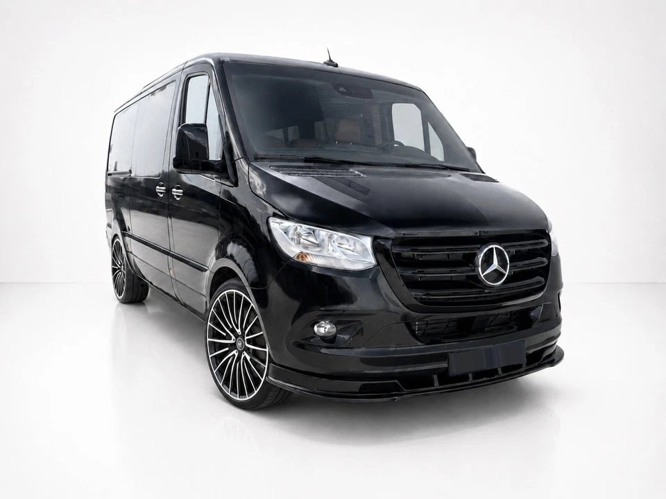 👉Splitter Anteriore per Mercedes Sprinter MK3 2018+ Spoiler Nero Lucido👈