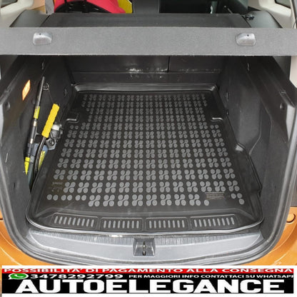 Rubber boot mat suitable for Dacia Duster ii (4x4) (2018-) black