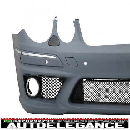 body kit + central grille suitable for mercedes-benz e-class w211 2002-2009 e63 a-design
