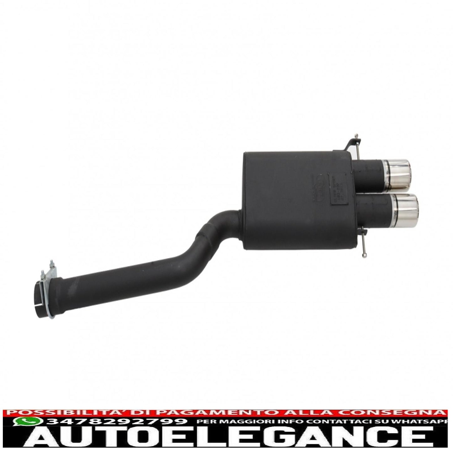 Sport dual tailpipe exhaust system suitable for bmw 5 series e60 e61 (2003-2010) 