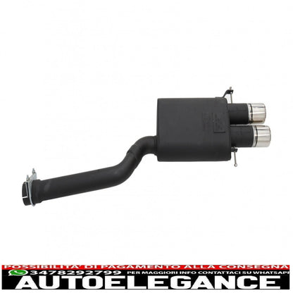 Sport dual tailpipe exhaust system suitable for bmw 5 series e60 e61 (2003-2010) 