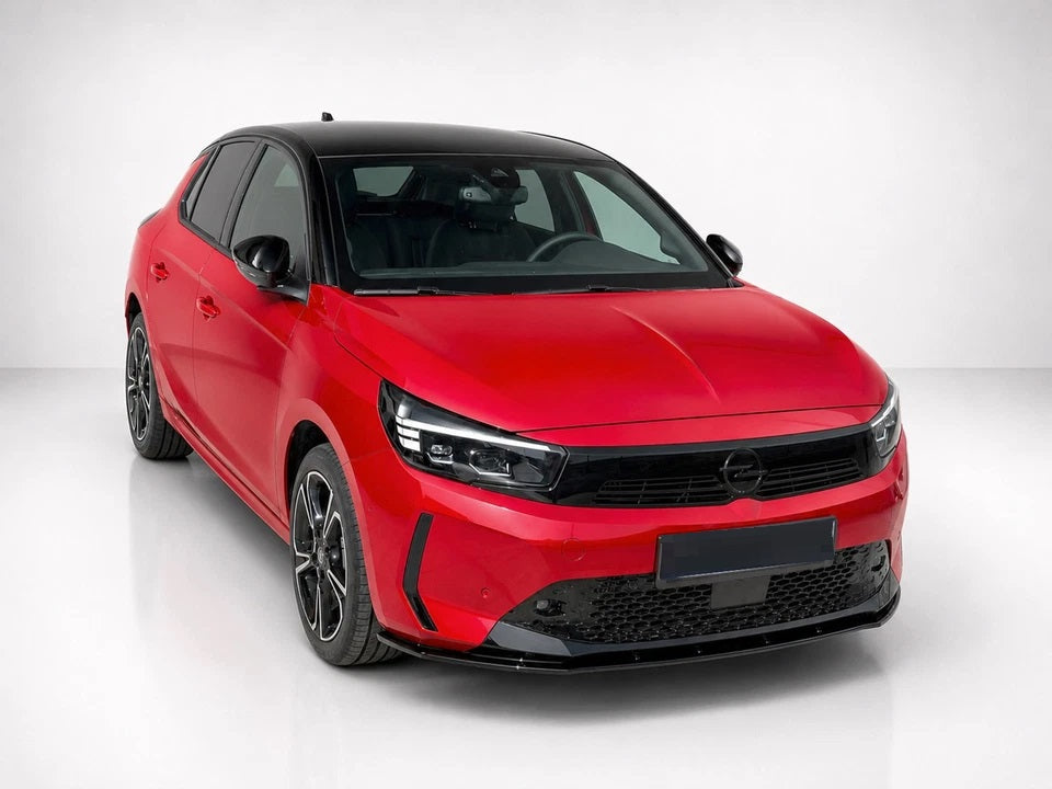 👉Splitter Anteriore per Opel Corsa F Facelift 2023+ Spoiler Nero Lucido👈