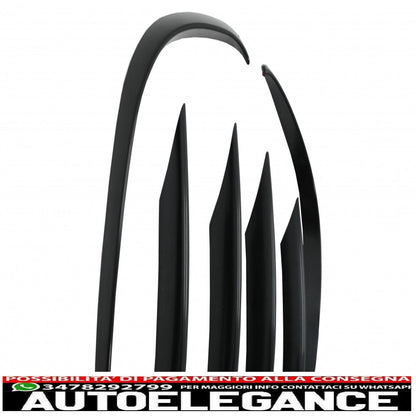 Front Bumper Splitter Wings Aerodynamic Flaps Fit For Mercedes C Class W205 S205 C205 A205 Facelift (2019-up) C43 Design