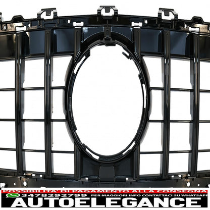 central grille suitable for mercedes cls class c257 (2018-up) panamericana gtr design all black